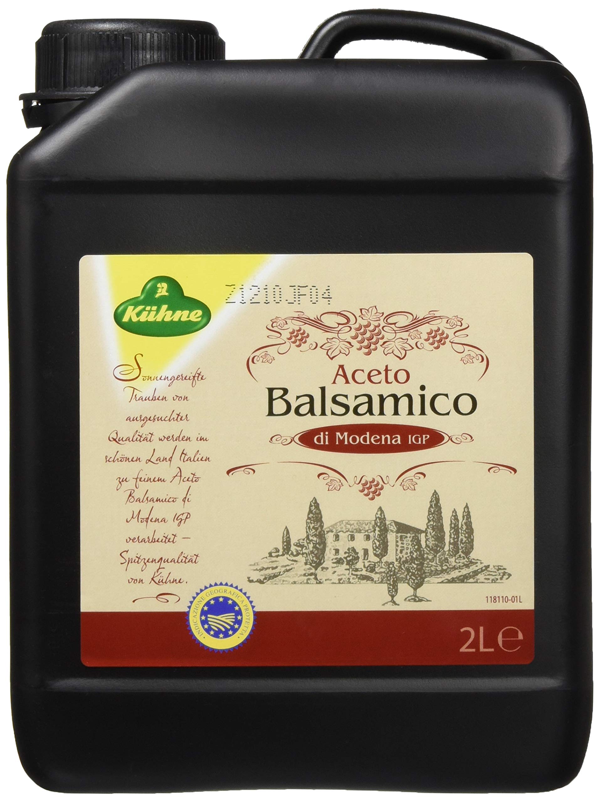 Kühne Aceto Balsamico 6%, 2 L Kanister, 3er Pack (3 x 2 kg)