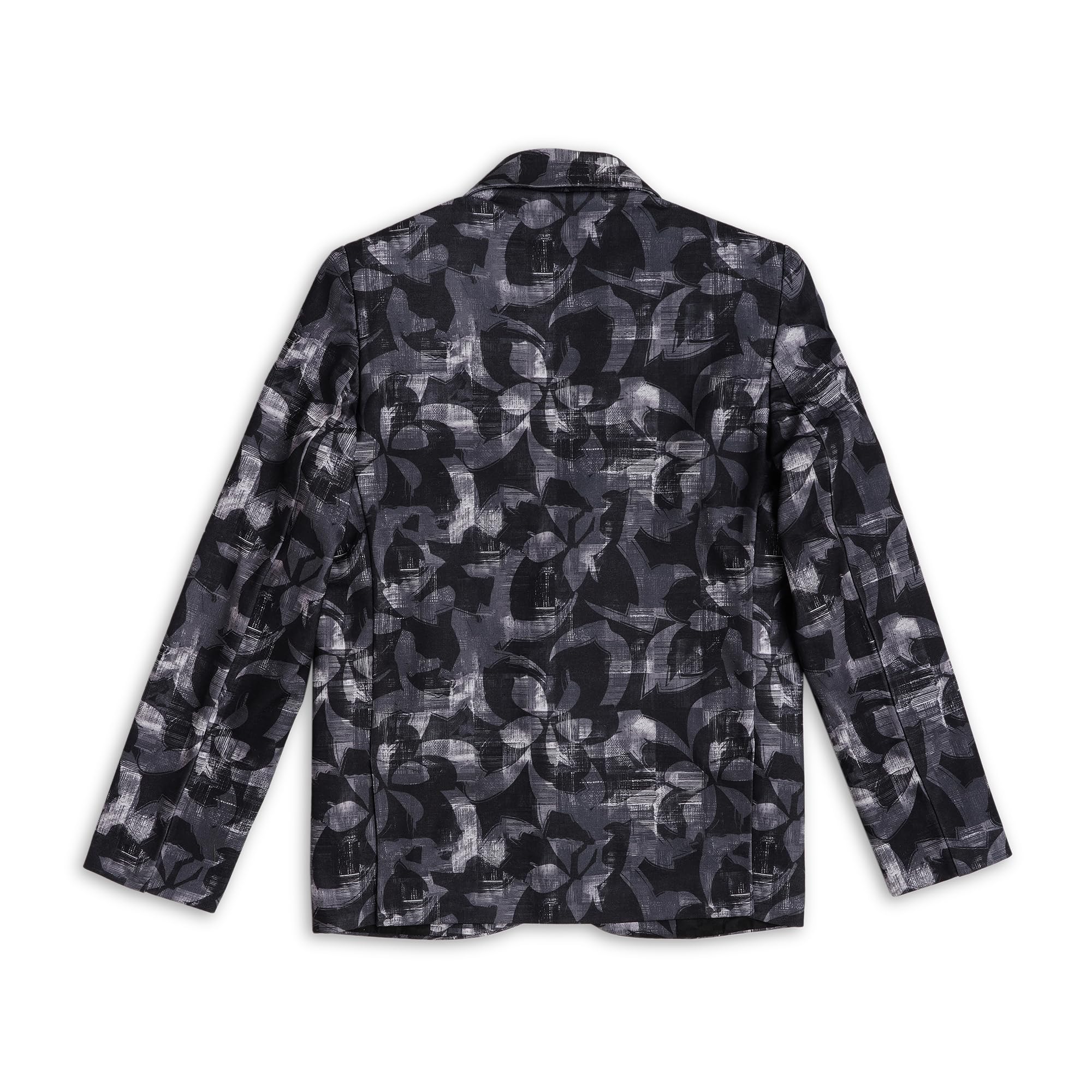 CAVIO Boys Printed Blazer and T-Shirt Black 2
