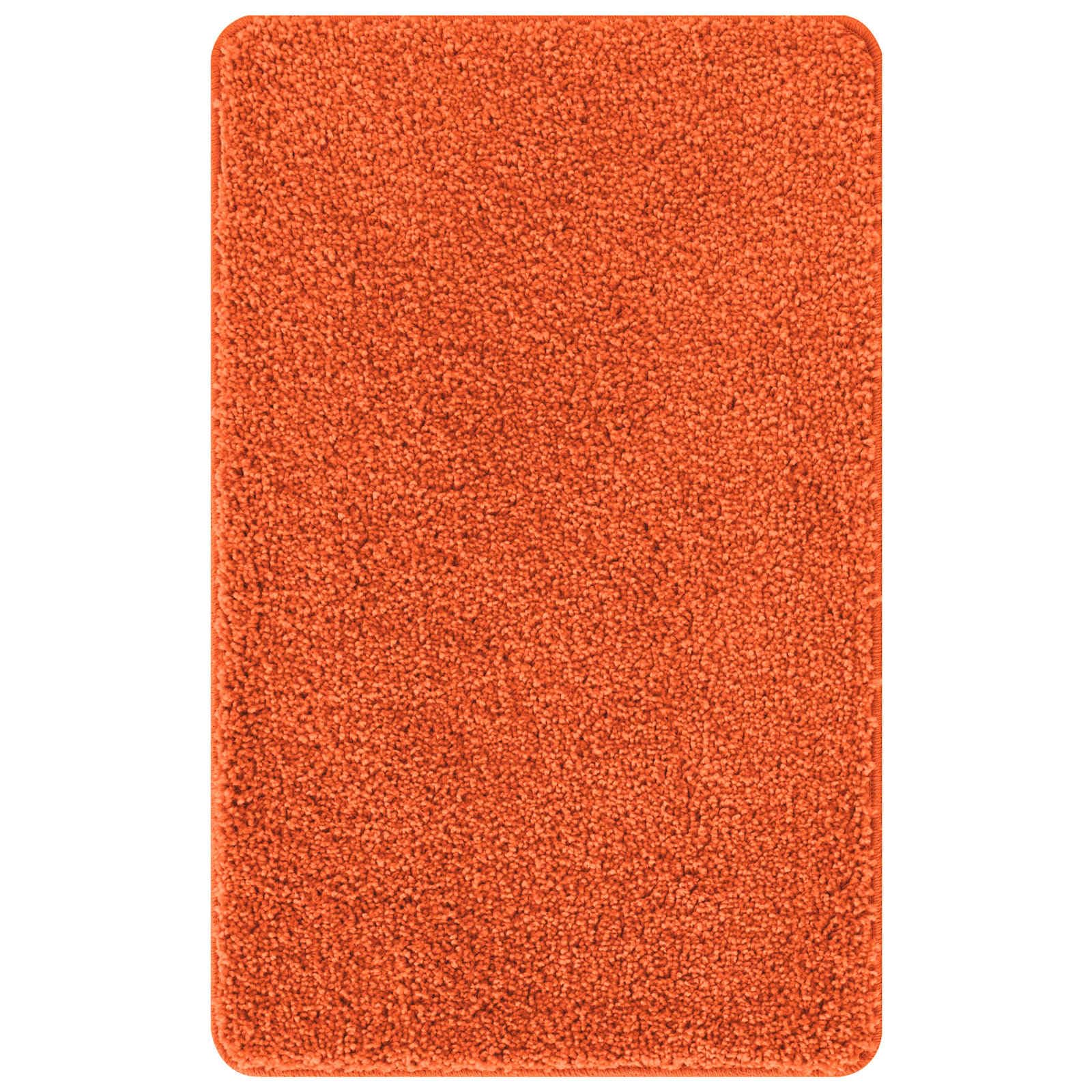Lot de 3 tapis de bain antidérapants en polypropylène - Orange