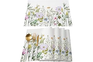 Spring Delight: Vibrant Floral Placemats for Every Occasion