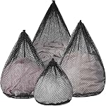 3Pcs Mesh Laundry Bags Washing Machine Mesh Wash Bags Jumbo for Delicates Clothes,Bed Linen,Toys with Drawstring Closure Sturdy(3 XXLarge 28 x 26 Inches)
