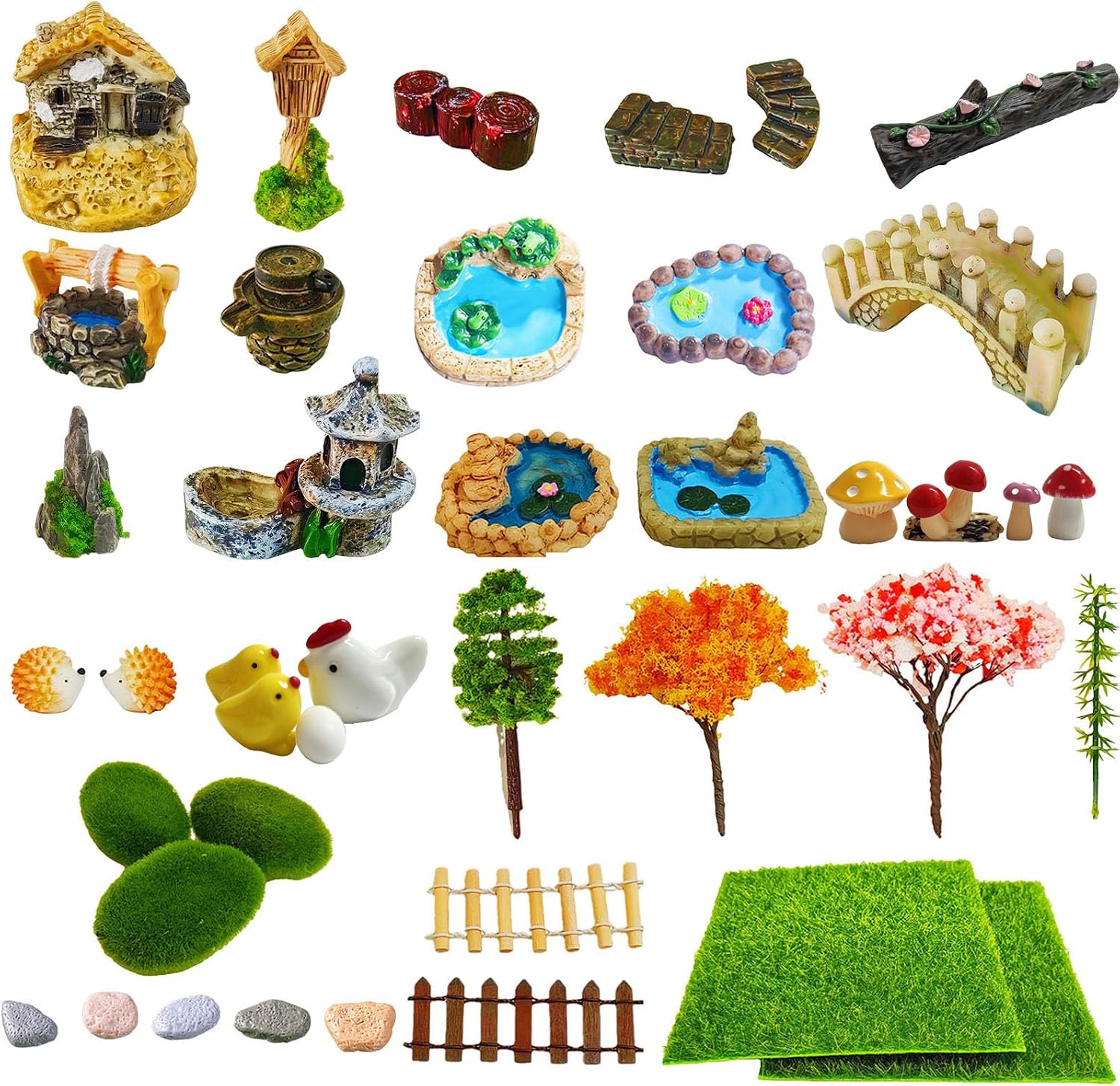 41 Pcs Jumping Spider Enclosure Decor Kit