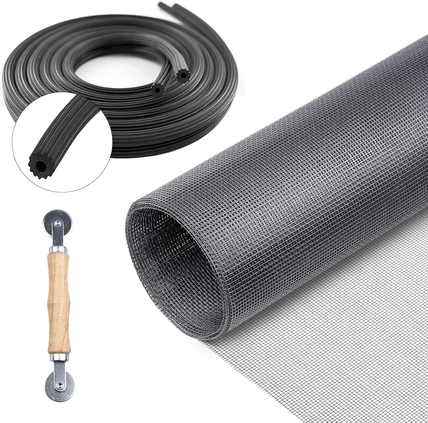 Screen Repair Kit for Windows and Doors 48” x 100 Kuwait Ubuy