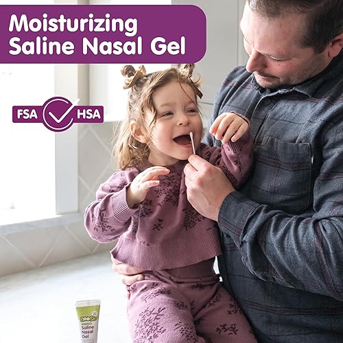 Miniatura 2 de Gel nasal salino Boogie, hecho con aloe y solución salina isotónica, calma e hidrata las narices secas o irritadas, sin perfume, paquete de 3