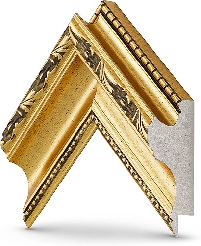 Miniatura 6 de Marcos de TV Deco  Marco inteligente dorado adornado solo compatible con Samsung The Frame TV 65 pulgadas compatible con Frame TV 2021-2023