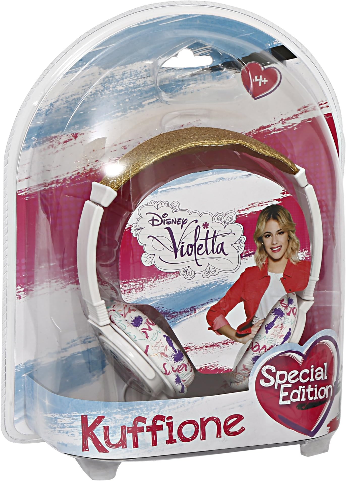 Giochi Preziosi - Violetta Kuffione Special Edition with Jack Socket for Audio-Video Systems, Gold