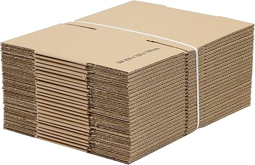 Miniatura 5 de Cajas de envío de cartón de una sola pared 203x152x102mm (8x6x4") Paquete de 25 cajas