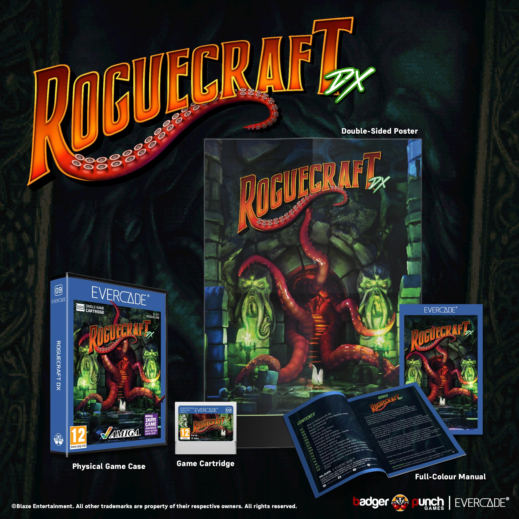 Blaze Evercade Roguecraft DX wózek