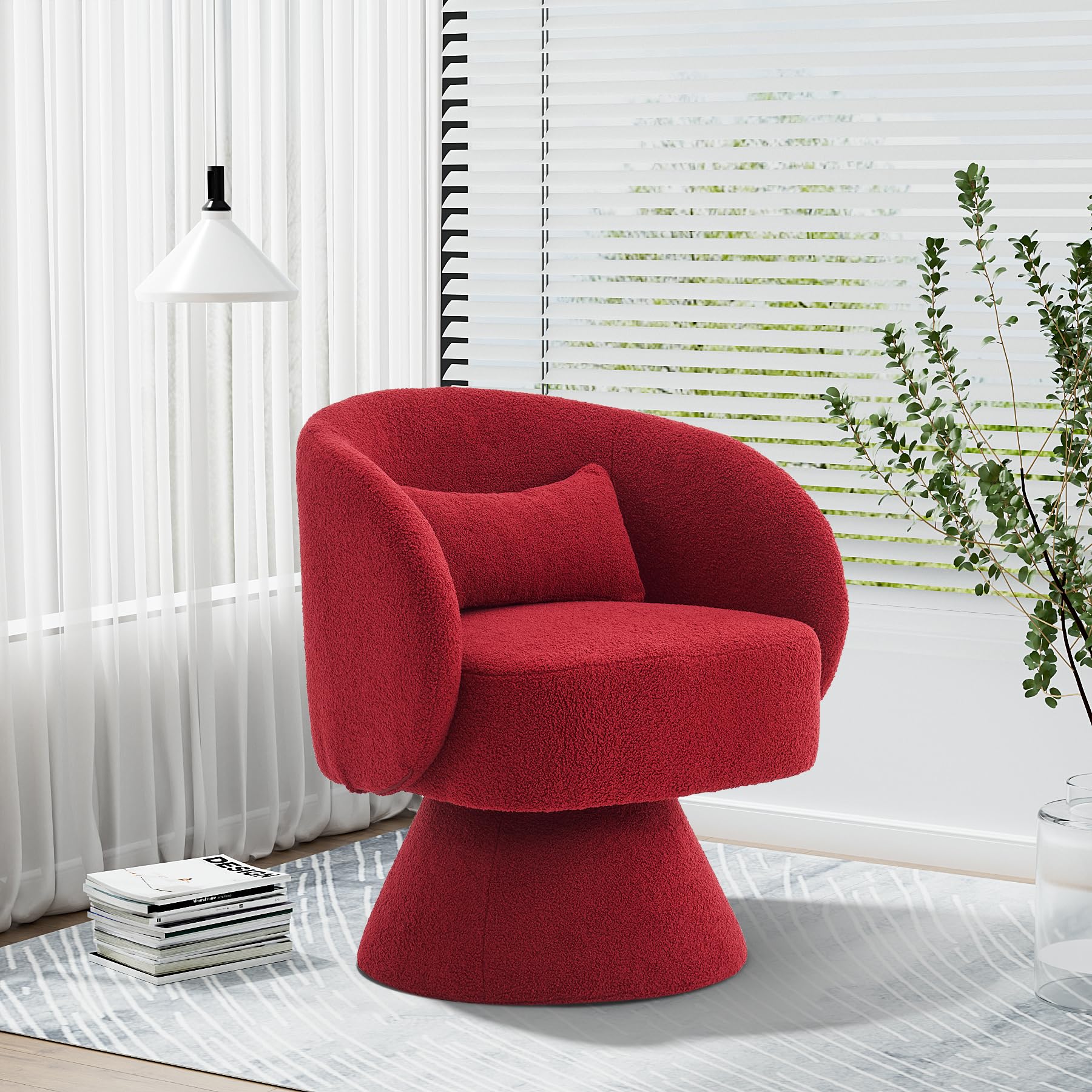 Swivel Armchair Small Cuddle Chair Swivel Barrel Chair