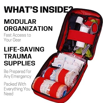 Trauma Kit 実物 IFAK Amazon.com: IFAK (Individual First Aid Kit) Trauma Kit with