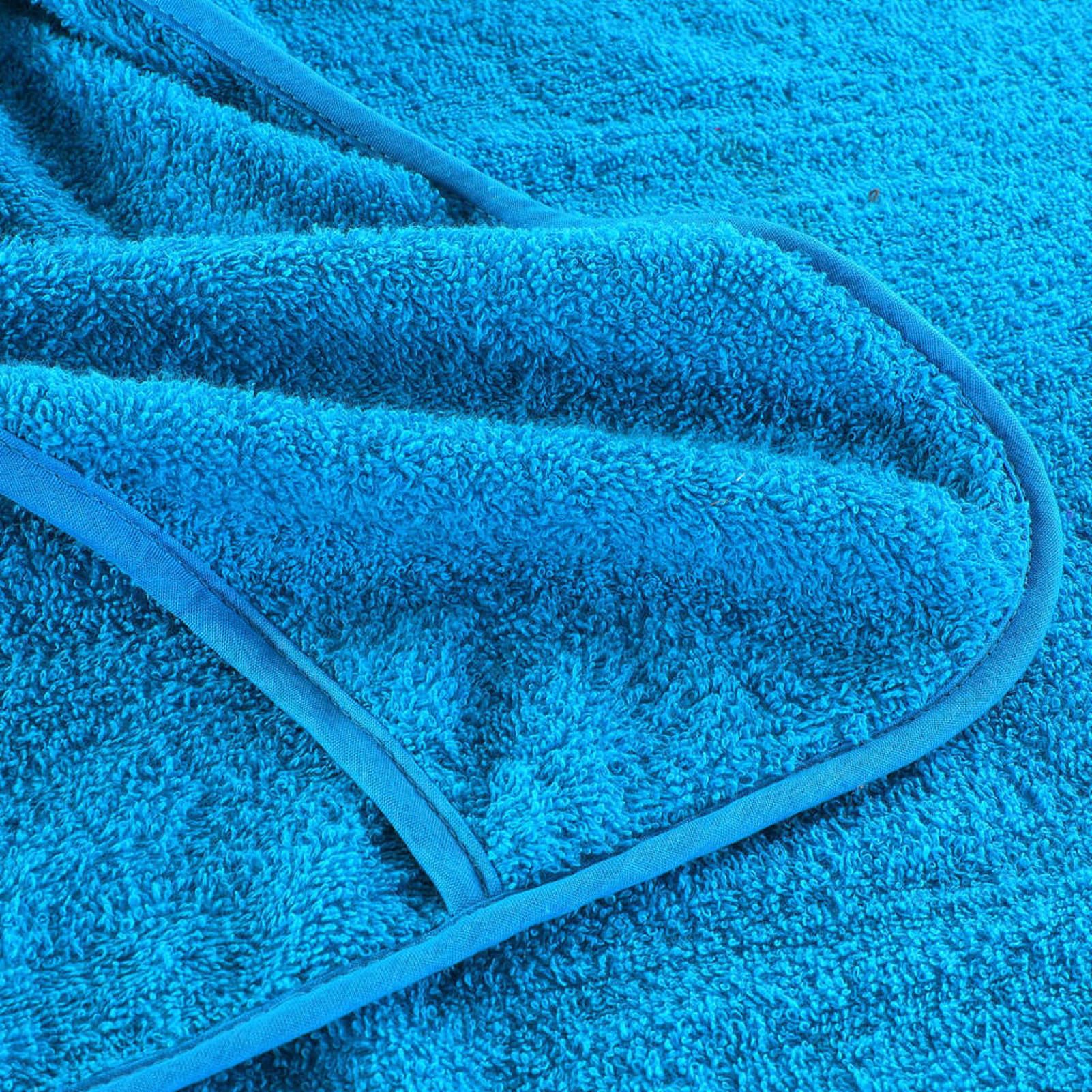 Telo Mare microfibra – leggero, fine e ad asciugatura rapida - Asciugamano Microfibra Grande - telo mare XXL - 100% riciclato,Asciugamani da Spiaggia 4 pz Turchese 60x135 cm Tessuto 400 GSM