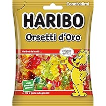 Haribo Orsetti d’Oro, Caramelle Gommose, Gusto Frutta, Ideali Per Feste E Dolci Momenti Di Relax – 265gr