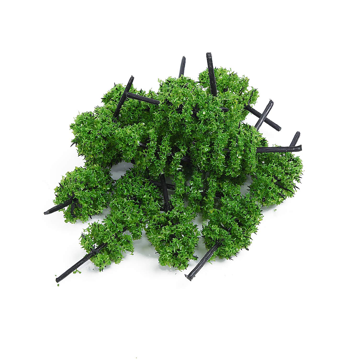SPORTARC 20Pcs Model Trees Artificial Tree Train Railroad Scenery Architecture Tree 1:100 - Image 3