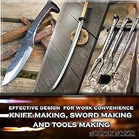 Vista 6 de Simond Store Herrería Forge Single Burner, 2600F, forja de gas propano para la fabricación de cuchillos herrería herrero herramientas