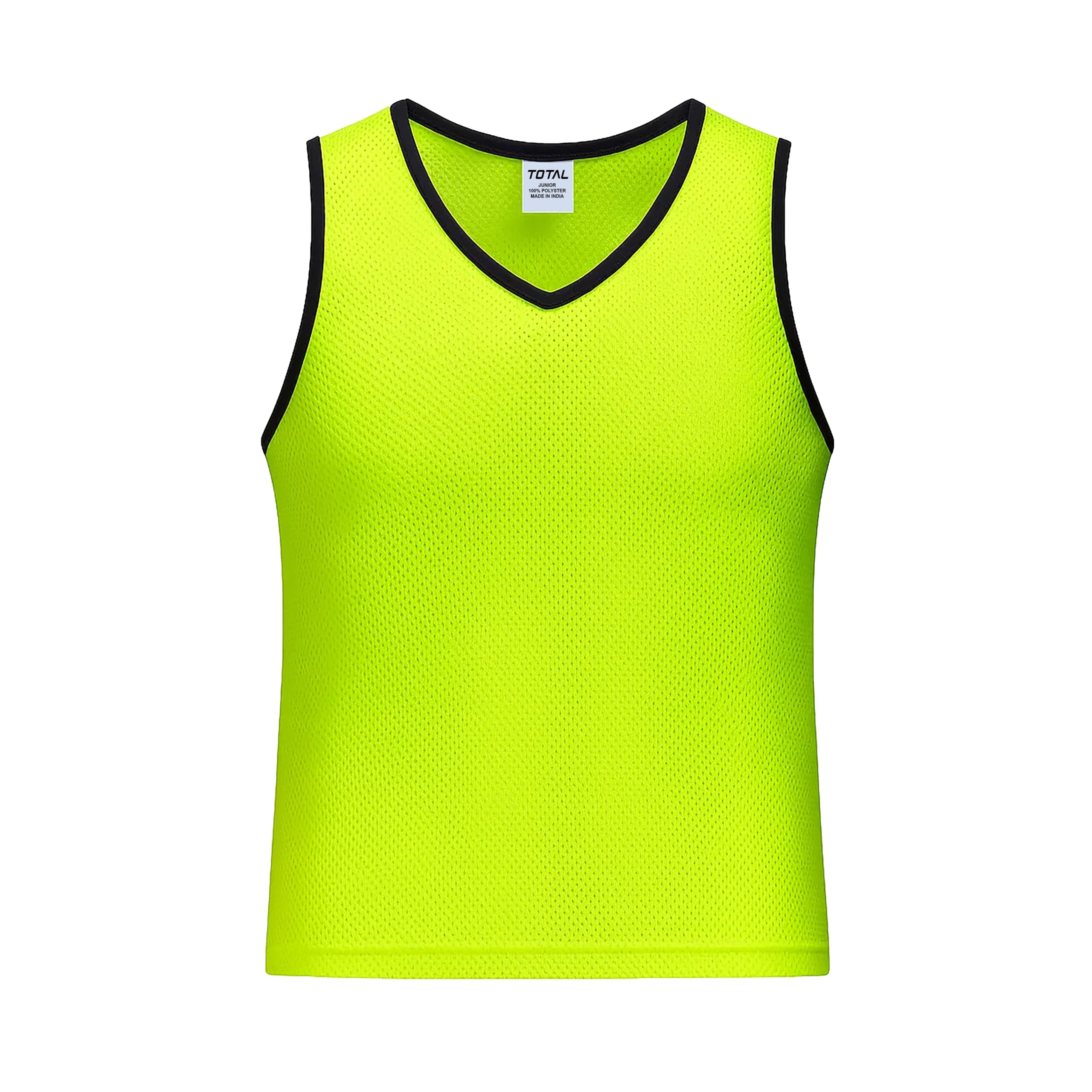 TOTAL Sports Training Bibs Vest for Football, Cricket, Soccer, Volleyball & Team Practice – Lightweight Breathable Mesh Jersey (Pack of 6, Unisex)-picture-13