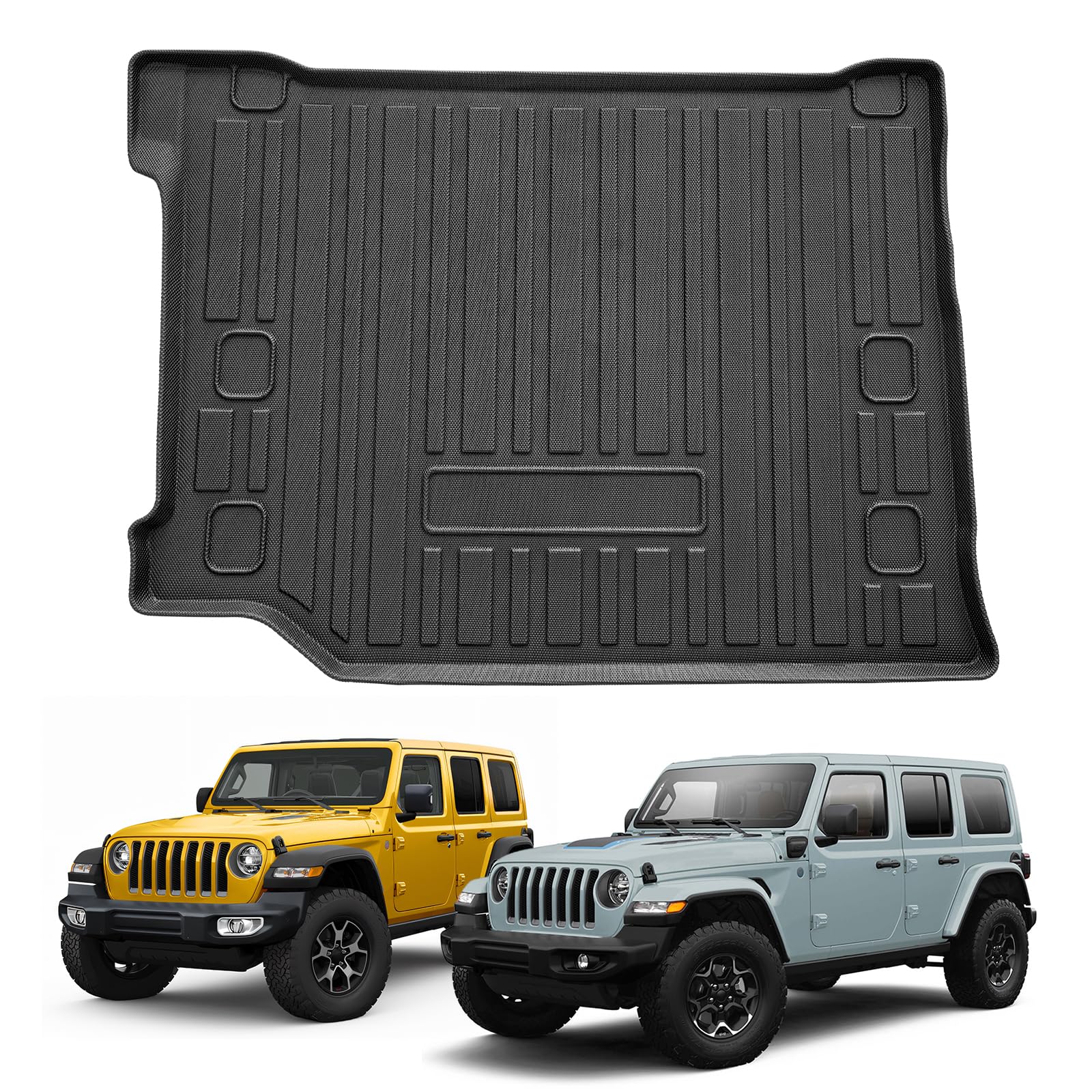 Amazon | 【CDEFG】ラングラー ラゲッジマット ラングラー JL 4XE専用  