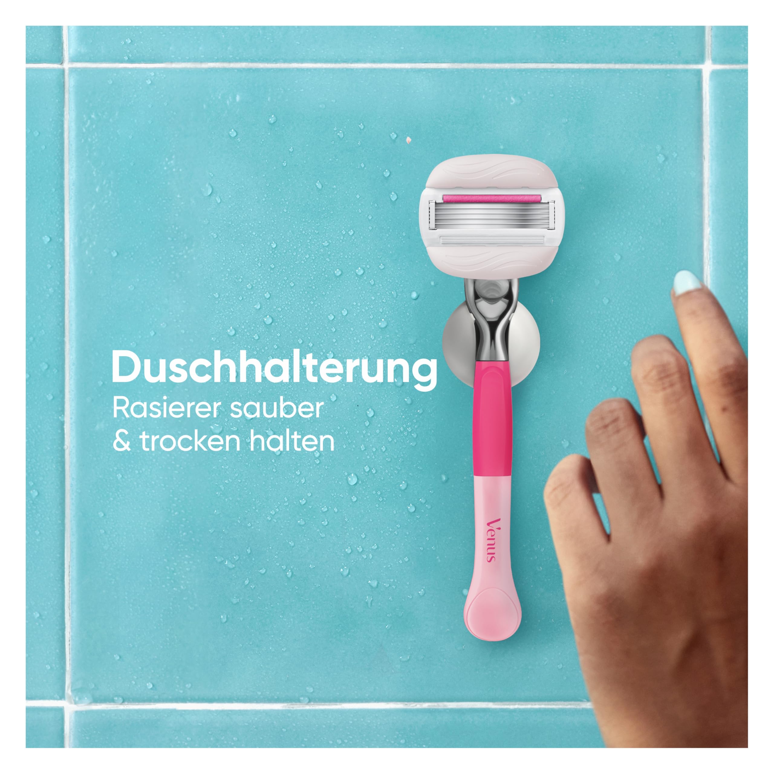 Gillette Venus Pro Comfortglide Tropical Rasierklingen Damen, 6 Origianl Ersatzklingen für Damenrasierer mit Granatapfel Duft