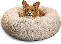 Vista 16 de Best Friends by Sheri - The Original Calming Donut - Cama calmante en forma de dona para perros y gatos - Pelo corto, gris, S, 23 x 23 pulgadas