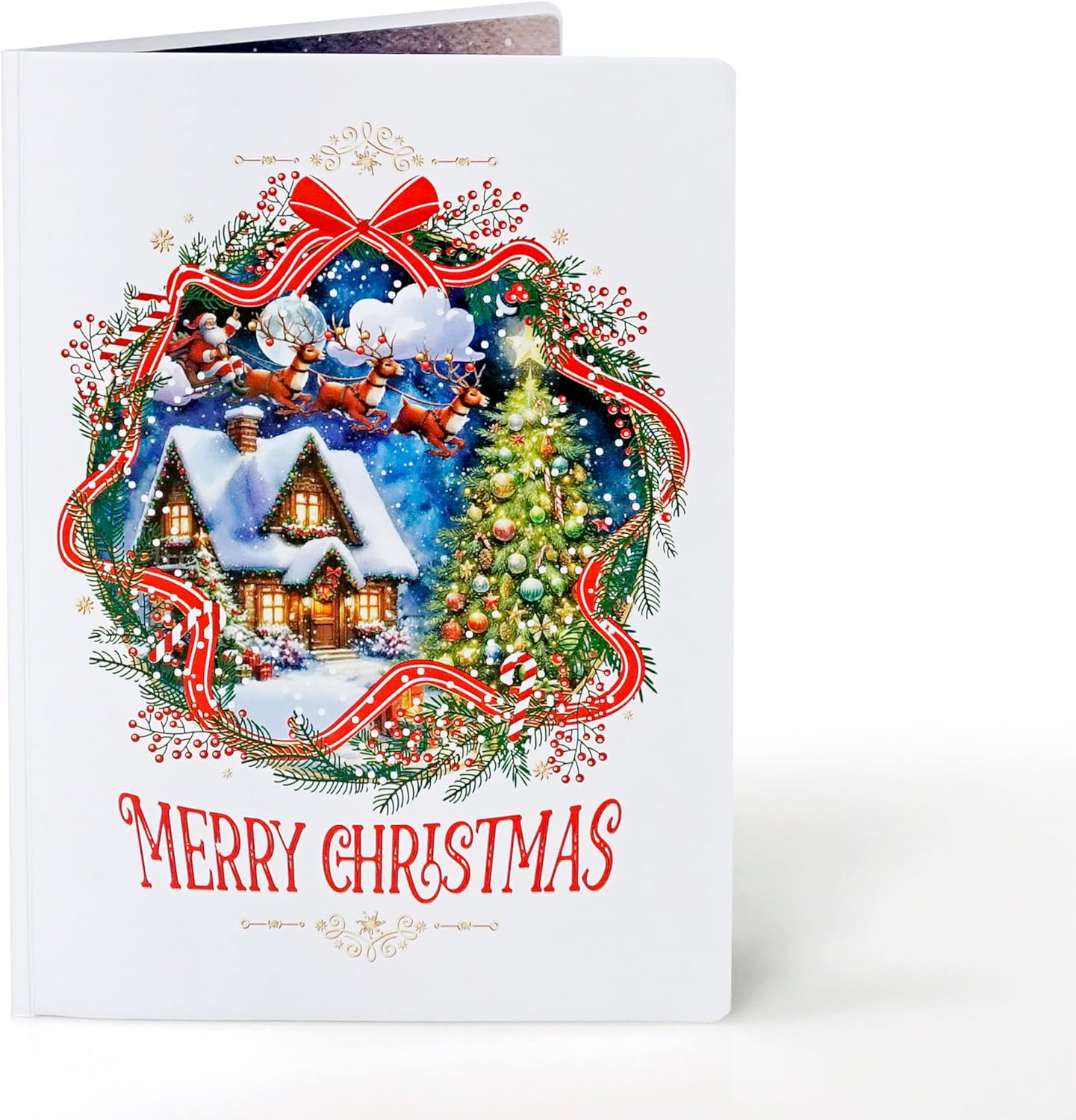 CUTPOPUP Christmas Card Pop Up, 3D Xmas, Merry Christmas, New Year, Holiday Greeting Card (Xmas Town) - Image 4