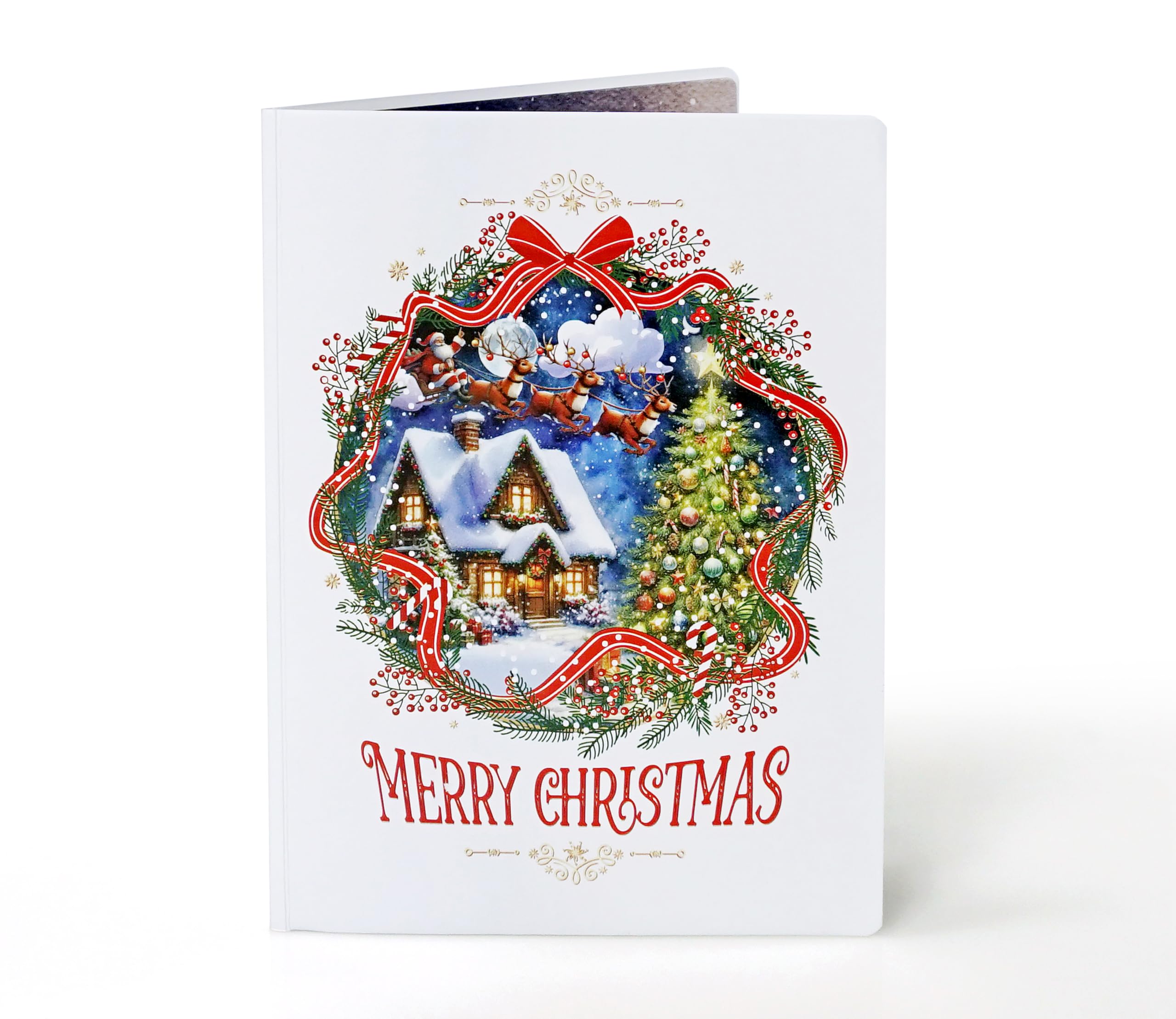 CUTPOPUP Merry Christmas Cards 2025, 3D Xmas Cards, Christmas Pop Up Card, Gifts Xmas Card for Her Him, Wife, Husband, Mum - Image 4