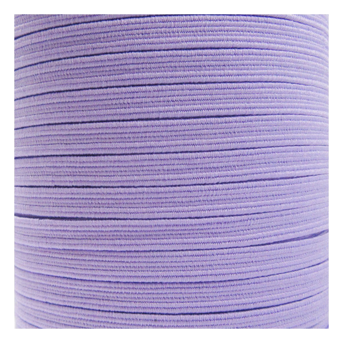 Beads4crafts 6mm COLOURED FLAT ELASTIC TRIM *22 COLOURS* CORD TRIMMING STRETCHY RIBBON (5 Metres, Lilac (H3057))