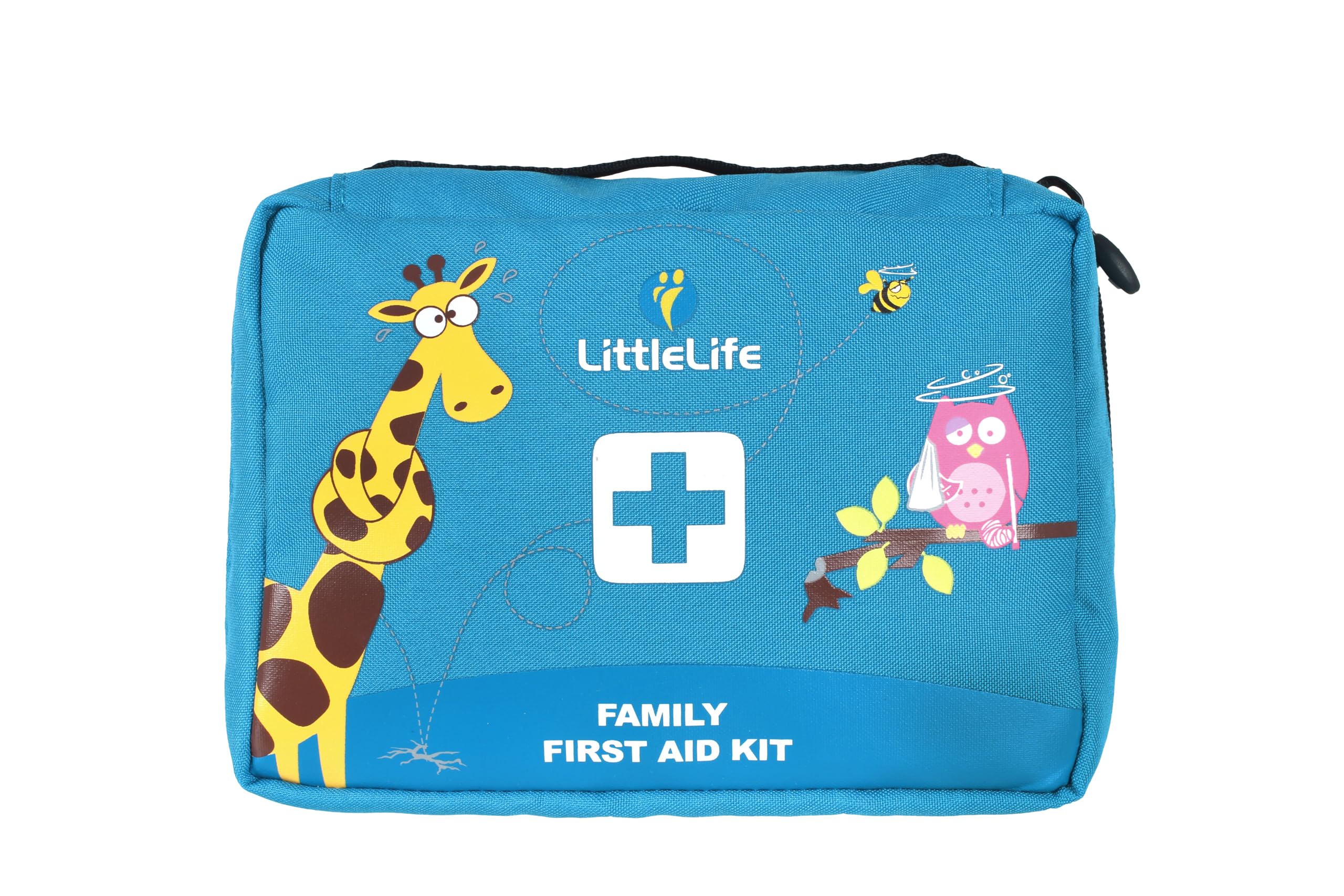 Family First Aid Kit with CE Certified Contents, Ideal for Home and Family Holidays to Treat Common Injuries