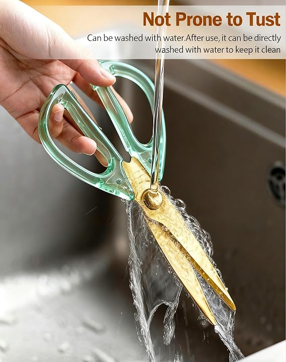 Kitchen Shears Scissors&Sharp Scissors, ARCHIKING Cooking Scissor-Meat and Poultry Shears, Dishwasher Safe, Acrylic Handel Scissors All Purpose Stainless Steel Utility Scissor