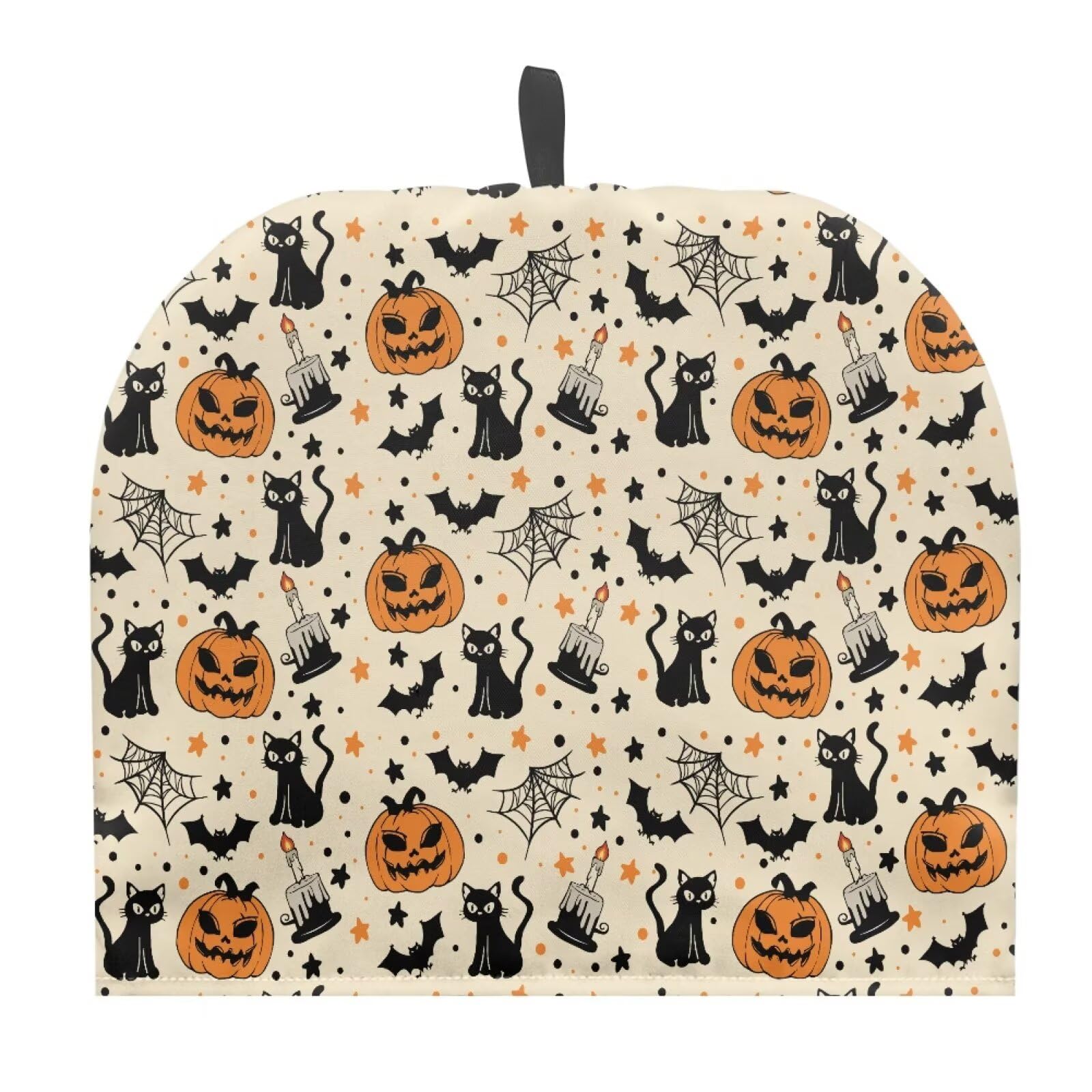 Hudotybom Pumpkin Cat Tea Cozy for Teapots Halloween Tea Cozy Teapot Protector Insulated Teapot Covers Keep Warm Decorative Teas Kettle Quilt for Halloween