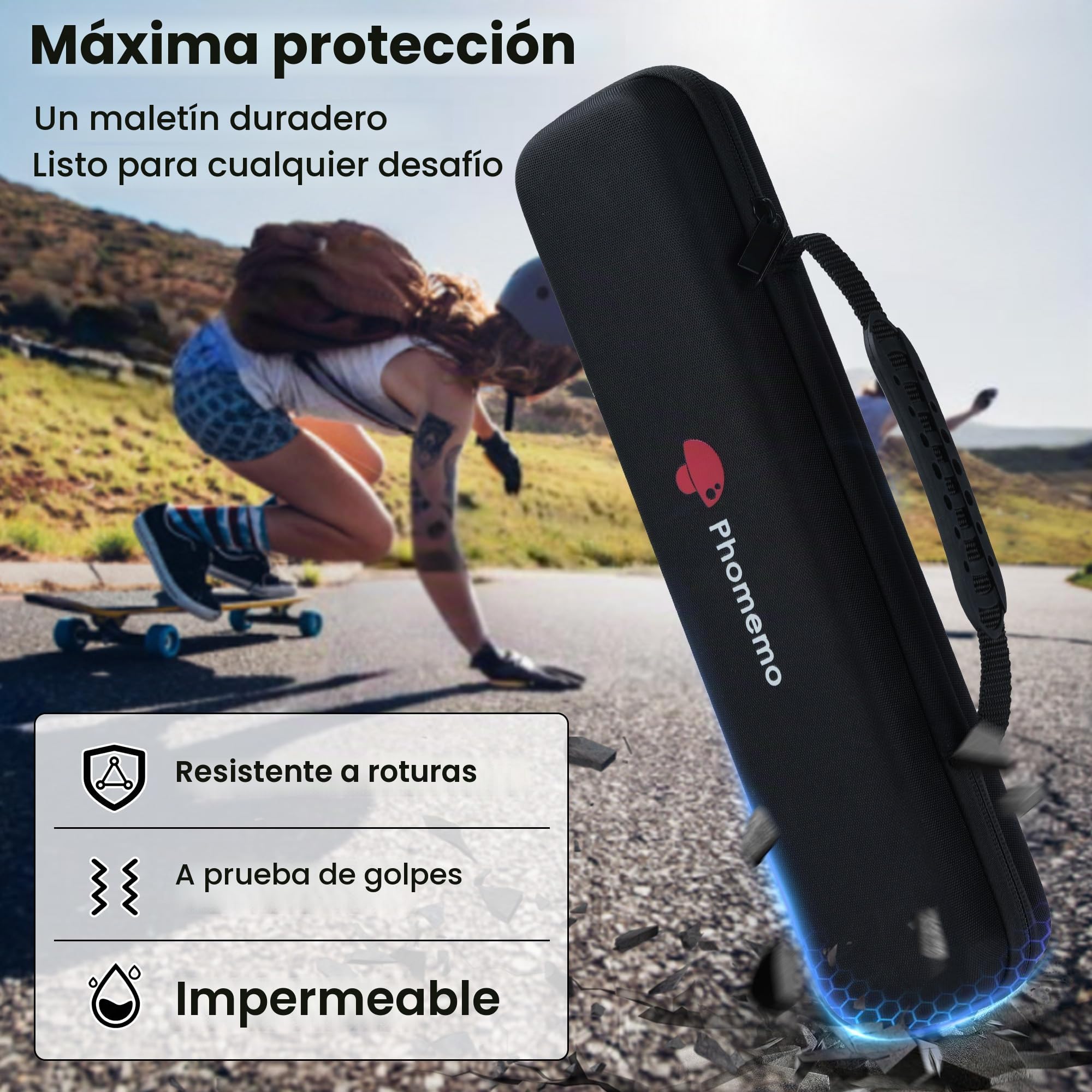Phomemo M08F, M08D Bolsa para Impresora, Bolsa Portátil Compatible con M08F Impresora Térmica Portátil (Sólo Caja)