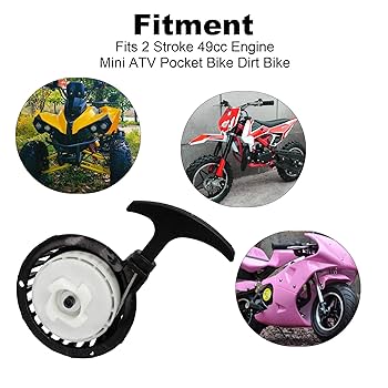 PULL START STARTER FOR 33cc 43cc 47cc 49CC 2 Stroke Engine GS Moon MINI
