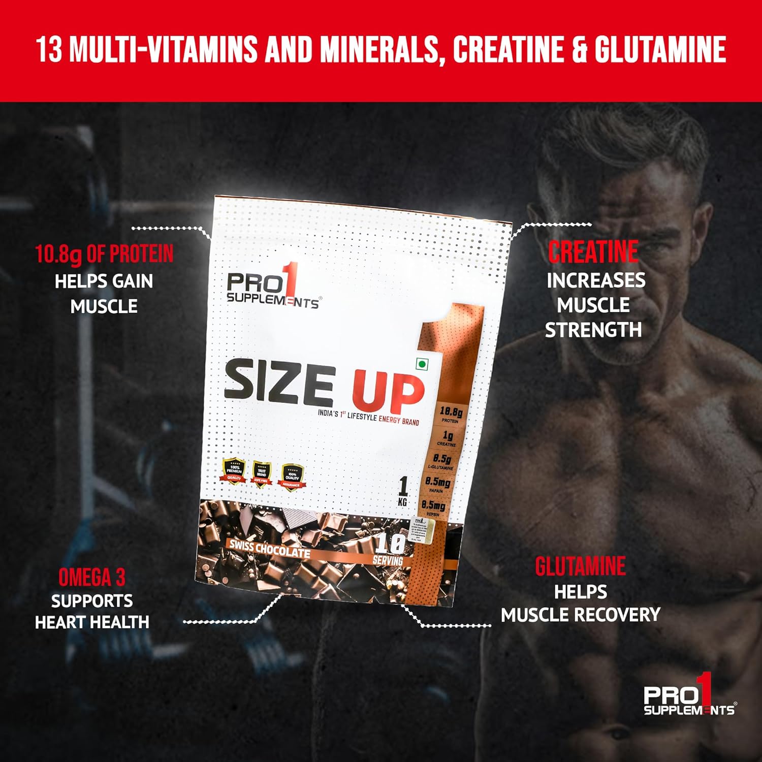 Review Pro1 Supplements Mass Gainer With 10.8G Protein | Weight 3 Review Pro1 Supplements Mass Gainer With 10.8G Protein | Weight