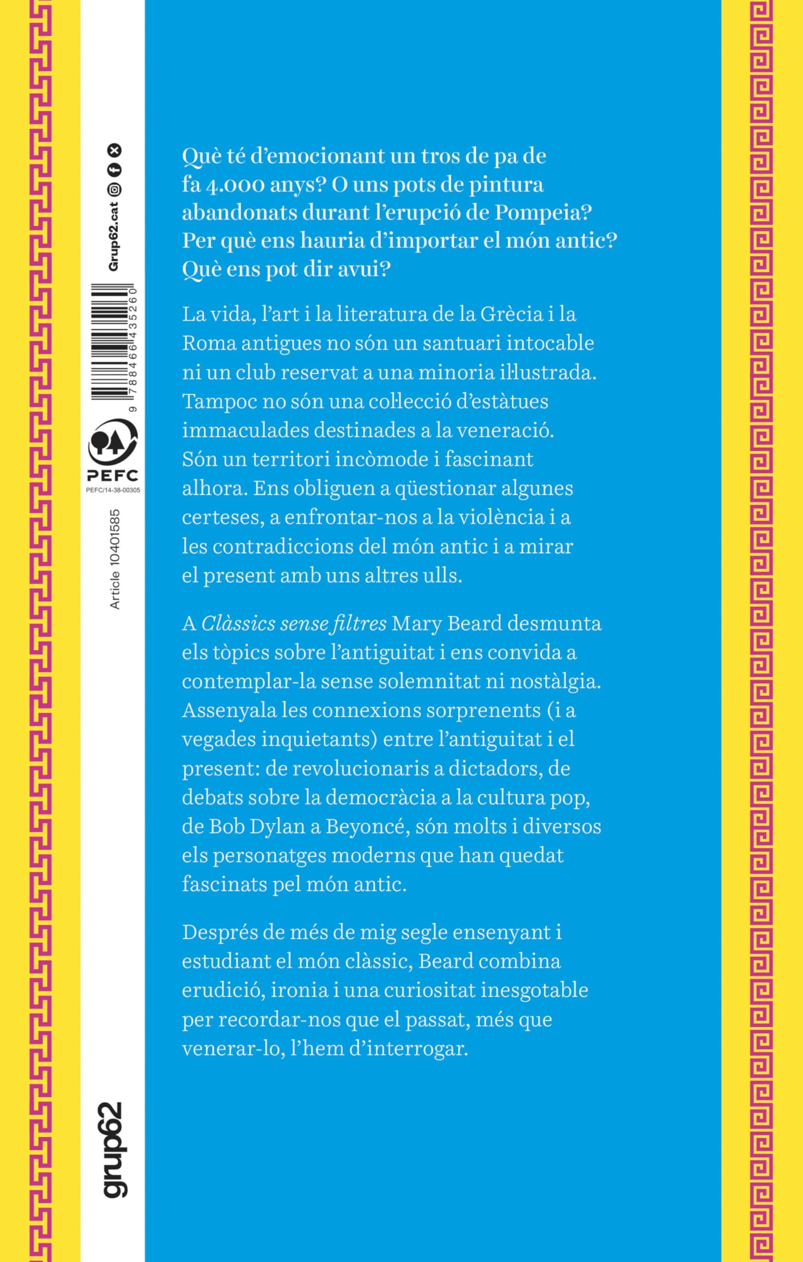 Clàssics sense filtres: L'impacte del món antic (NO FICCIÓ COLUMNA)