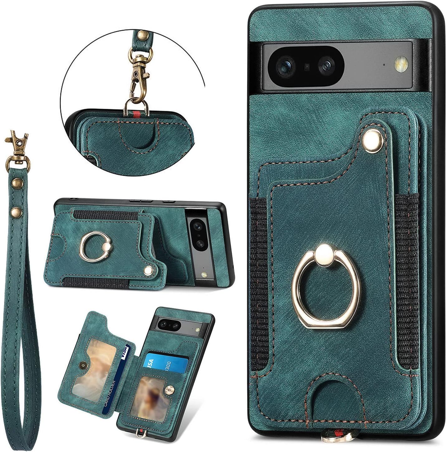 Google Case Pixel 7 Flip Wallet Case Für Google Pixel 3A – Aus Kunstleder, Mit Magnetverschluss, Kartenfach Und Ständer Pixel 3 A Case