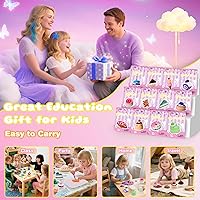 Vista 7 de Kit de arcilla seca al aire, 12 bloques de arcilla para modelar para niños, Model Magic con herramientas de escultura y tutoriales, seguro