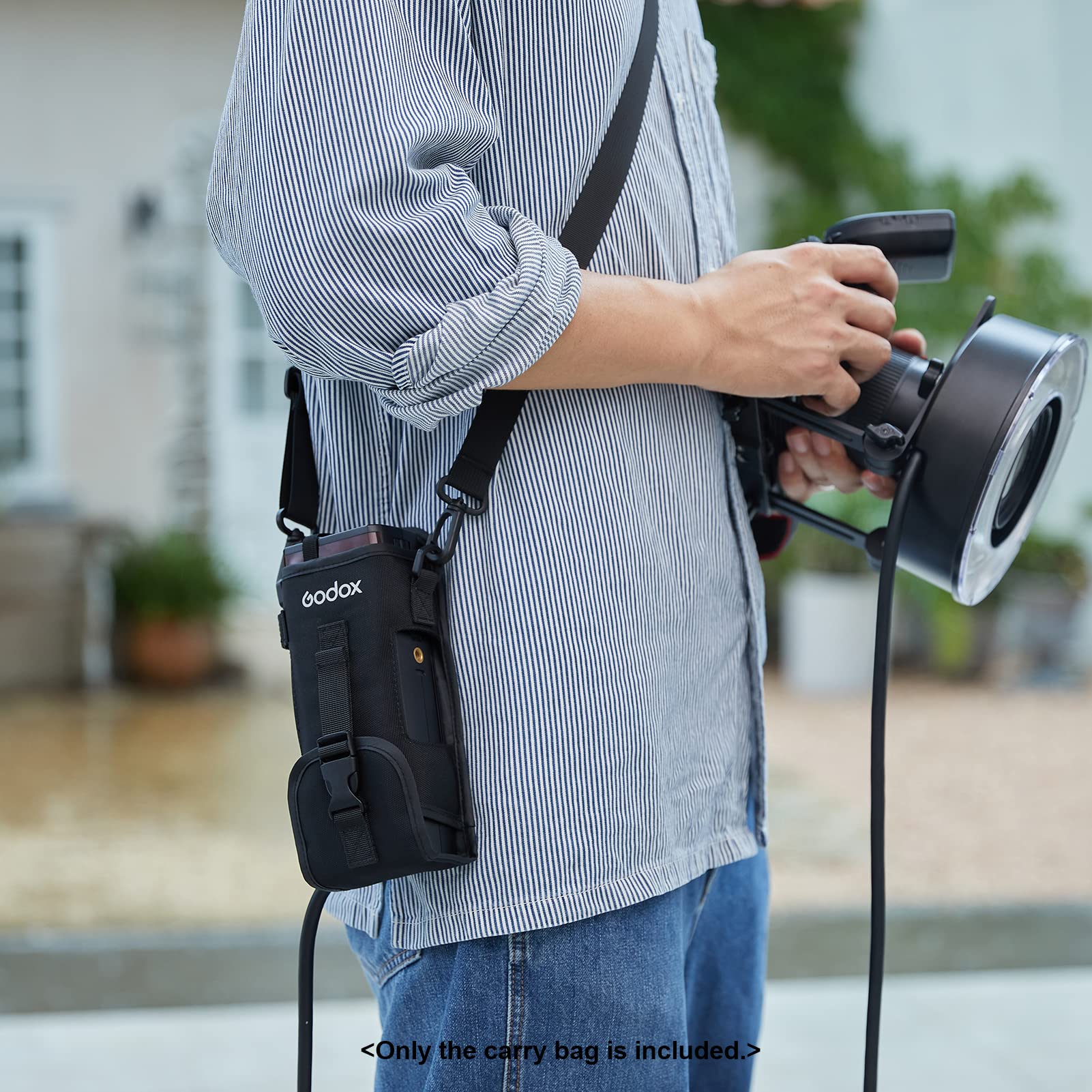 Godox CB-57 Sac de Transport Portable avec bandoulière réglable pour Flash Godox AD200/ AD200Pro