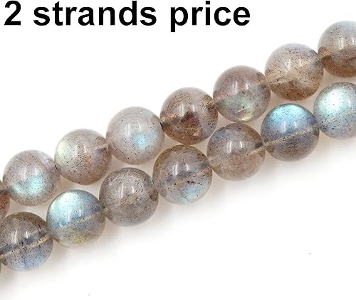 Miniatura 6 de Cuentas de piedras preciosas de primera calidad para la fabricación de joyas, cuentas de piedra natural preciosa al por mayor, 2 hebras de grado