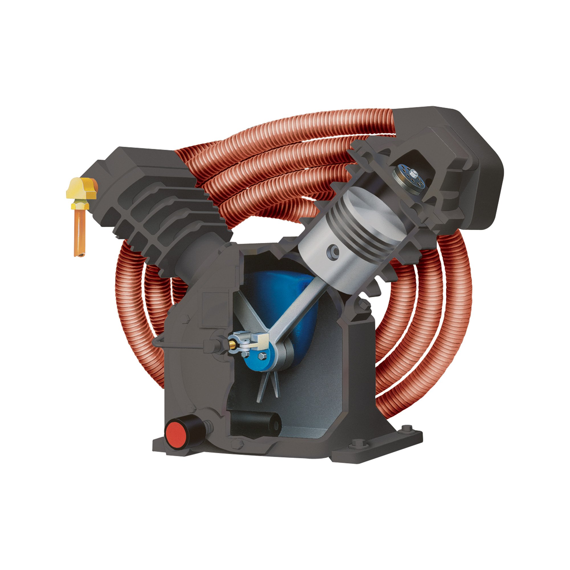 Ingersoll Rand Type-30 Reciprocating Air Compressor, 5 HP, 200 Volt 3 Phase, 60