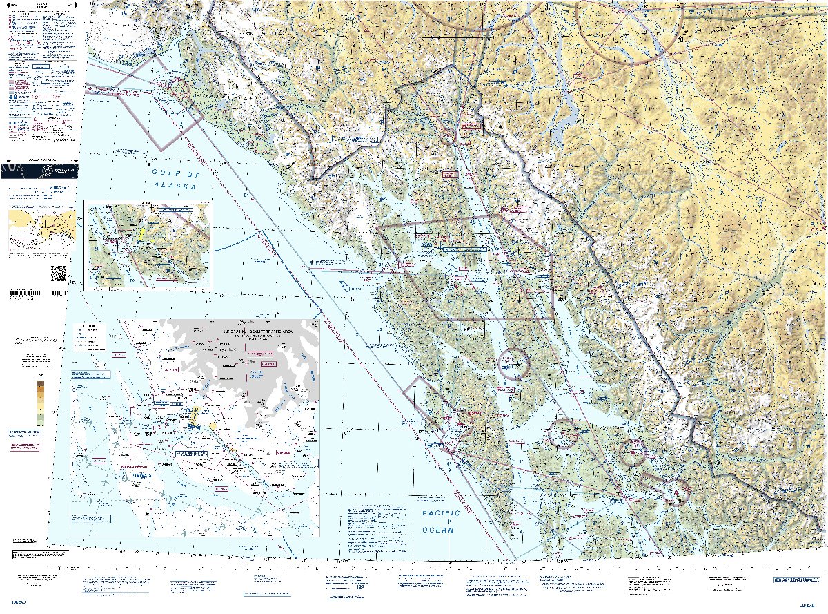 FAA ChartsVFR Sectional JUNEAU SJUN (Current Edition)