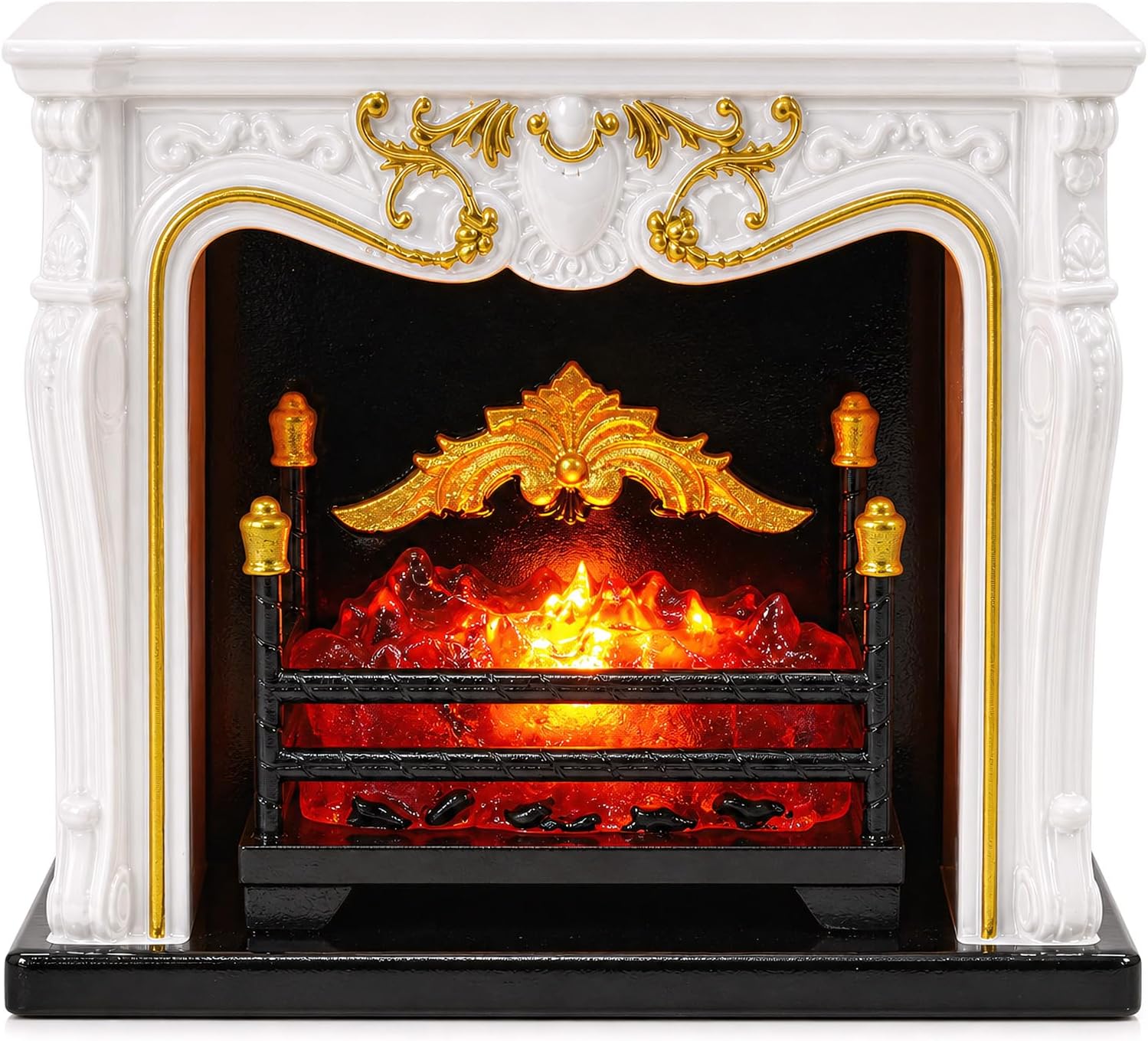 1:12 Scale Miniature Fireplace Mini Resin Vintage European Fireplace | Mini Living Room Furniture Accessory