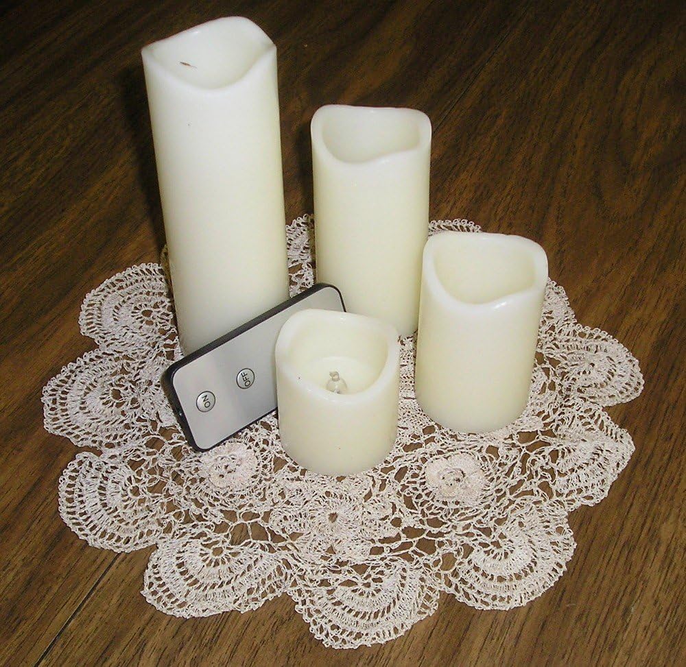 Wylins Flickering Flameless Candles Remote Controlled