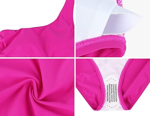 Miniatura 8 de Mycoco Traje de baño de una pieza para mujer sexy con un hombro recortado traje de baño adelgazante