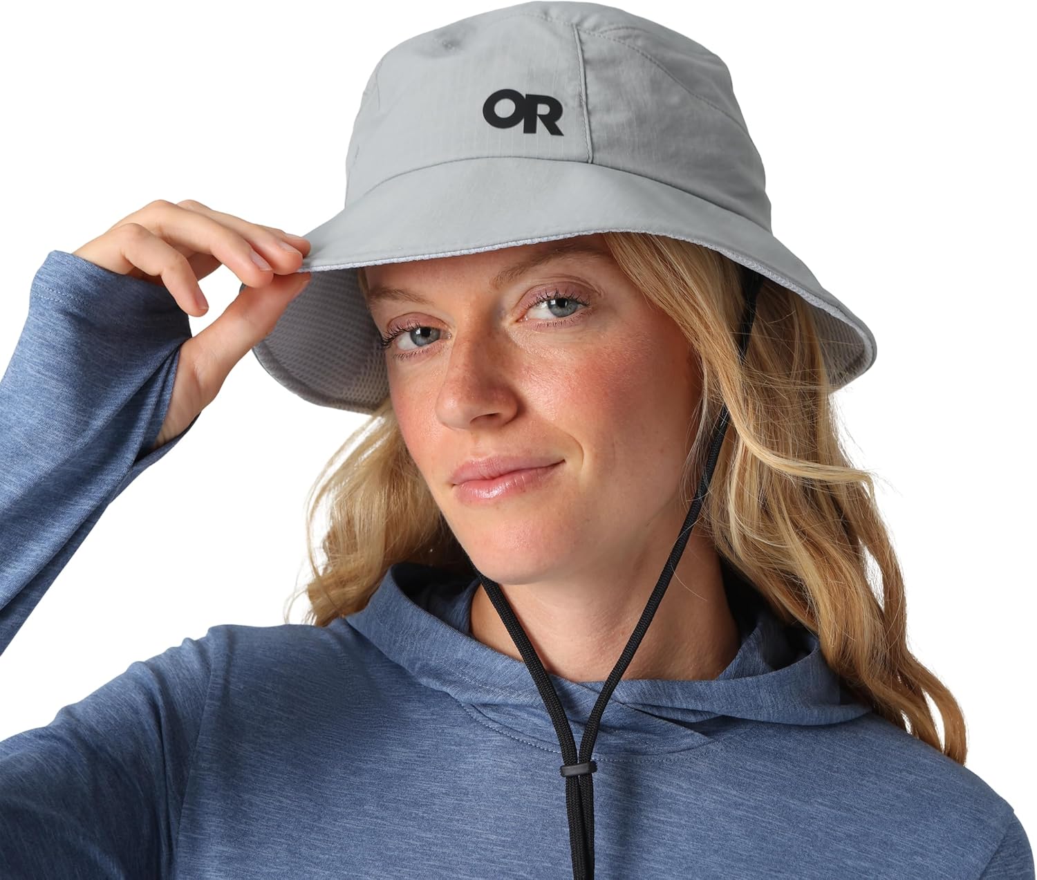 Outdoor Research Sun Bucket Hat | UPF 50+ Protection, Lightweight Packable Hiking Fisherman Hat for Men & Women, Chin Strap