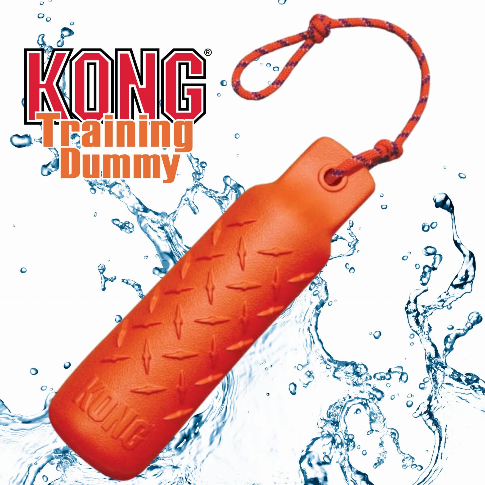 KONG Training Dummy Rope Bumper Dog Toy - Durable Floating Retriever for Fetch & Training - 2 Pack (Orange, Large) - Image 3