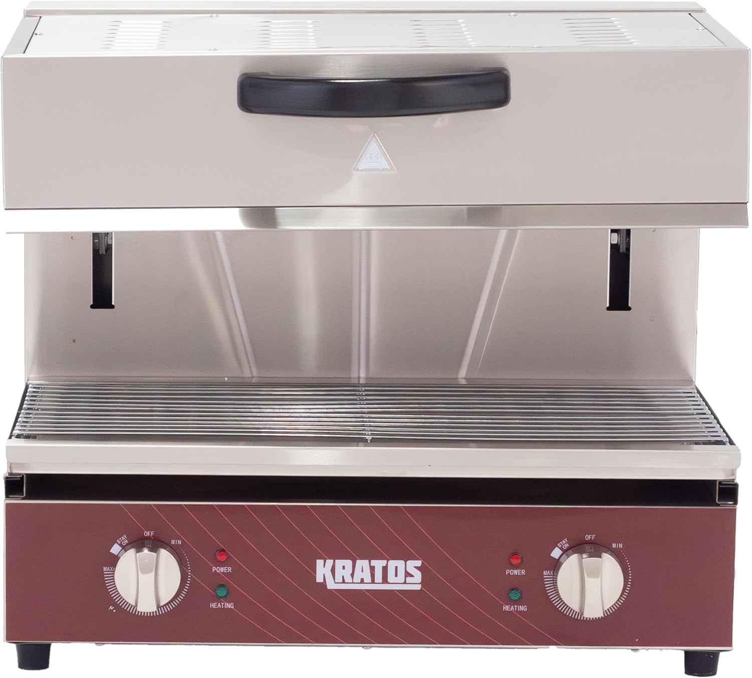 Davant view of the Kratos 29M-058 Commercial Broiler/Salamander