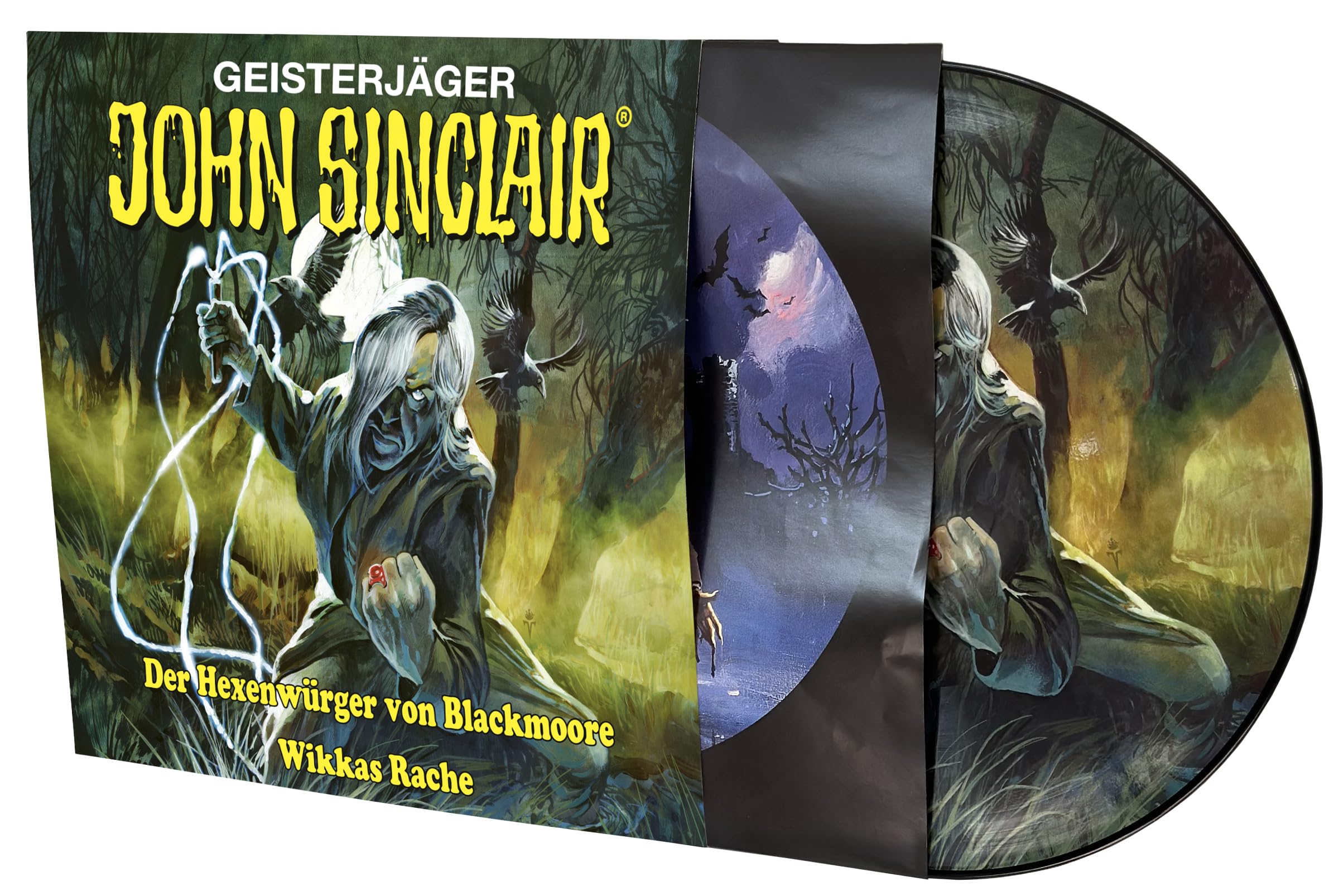 John Sinclair - Picture-Vinyl 101 / 102: Der Hexenwürger von Blackmoore / Wikkas Rache. Hörspiel. [VINYL]