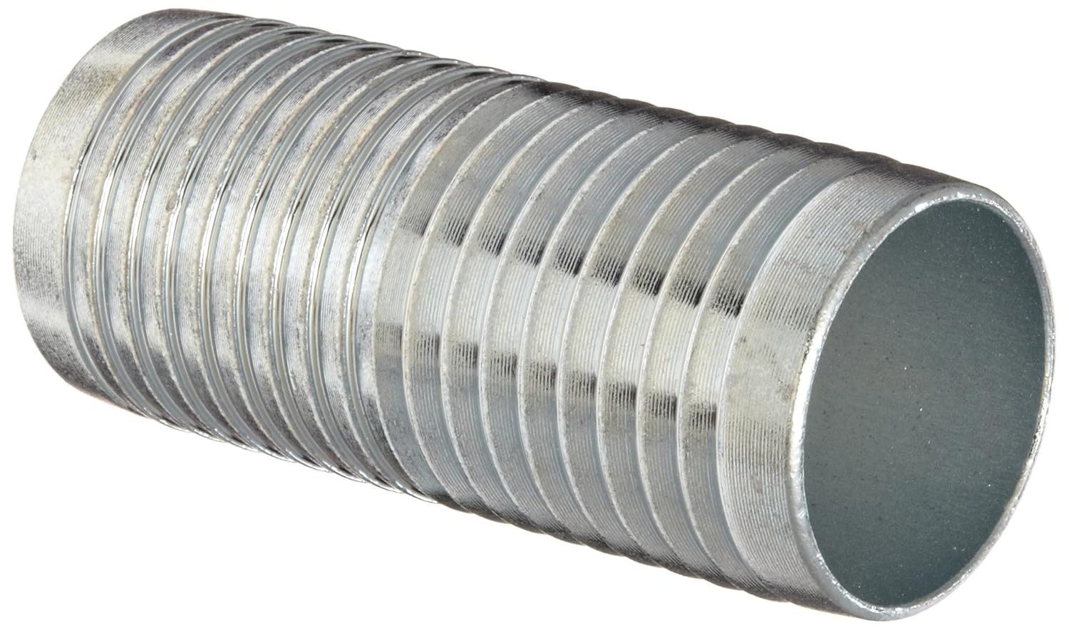 Dixon DM66 Zinc Plated Steel Shank/Water Fitting, Mender, 6" Hose ID Barbed