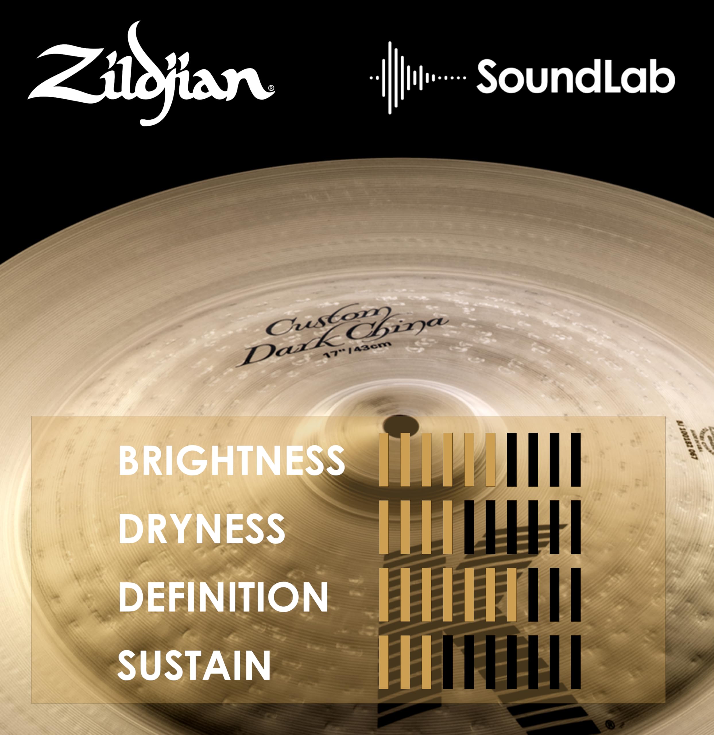 ジルジャン カスタム ダークチャイナ 17㌅ Zildjian 17” K