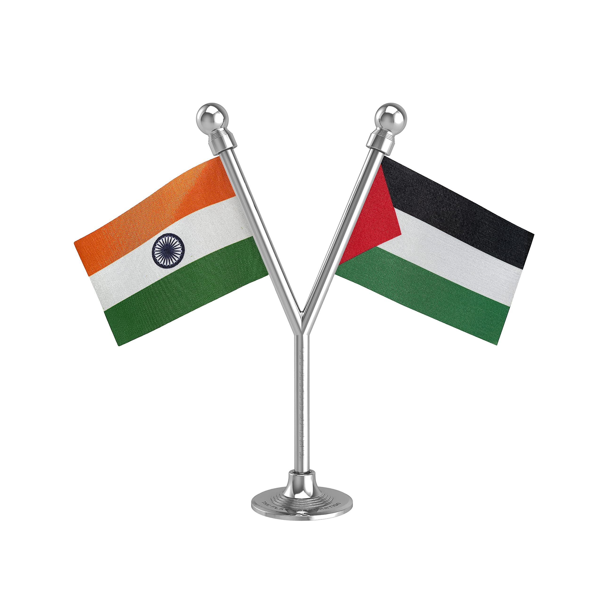 The Flag Corporation India & Palestine Car Dashboard Flag 2in x 3in with A Plastic Liquid Chrome Base (B096RT9FSF) Amazon Price History, Amazon Price Tracker