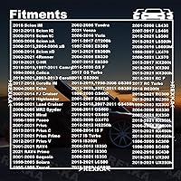 Vista 4 de Rexka 10 clips de retención de rejilla para parachoques de parachoques compatibles con Toyota Lexus 52161-16010 52161-02020