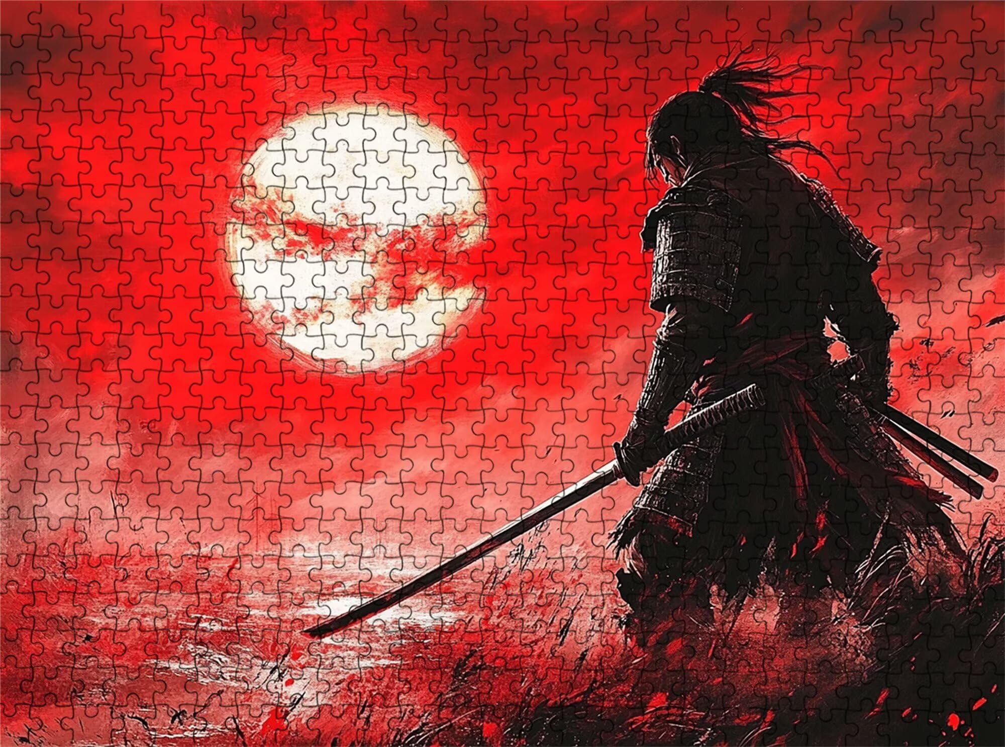 Puzzle 6000 elementów, księżyc wojownik puzzle 6000 elementów dla dorosłych i dzieci, premium artystyczna łamigłówka, 179,5 x 105,5 cm klasyczna gra puzzli dla dorosłych, dekoracja domu, prezent dla